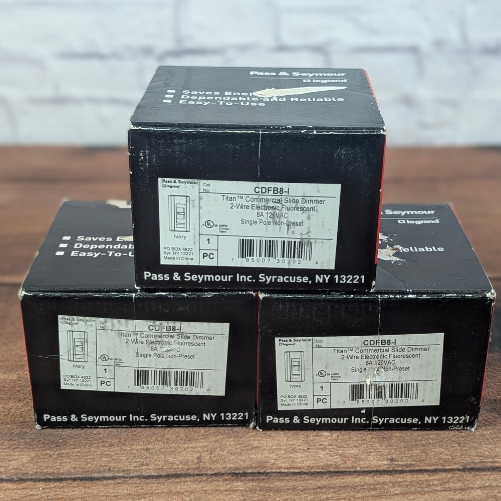 Legrand Titan Commercial Slide Dimmer 2-Wire Electronic Fluorescent‎